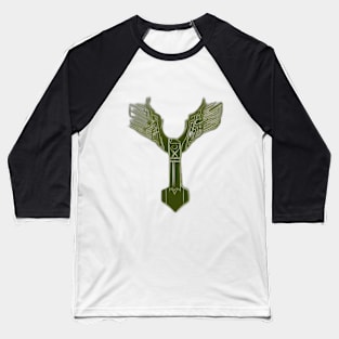 Cybernetic Eagle Emblem Design No. 578 Baseball T-Shirt